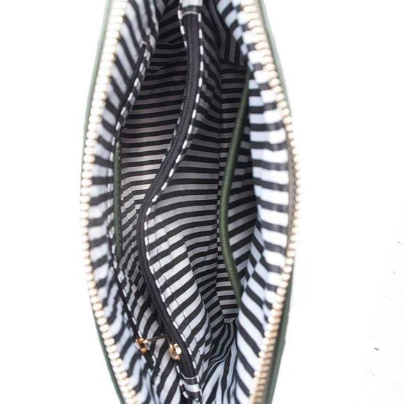 Ostrich Embossed Emblem Dome-Shaped Cross Body| Women Handbags|Small Purses - Picture 3 of 6